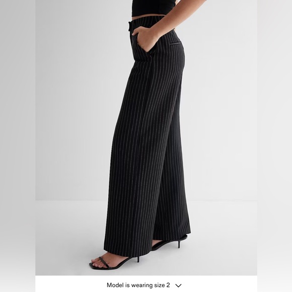 EXPRESS BRAND NEW WITH TAGS Pin Stripe Trousers / Slacks - Picture 2 of 14